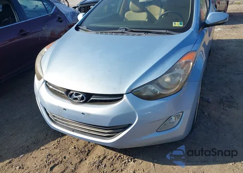 2011 Hyundai Elantra Limited (Ulsan Plant) from USA, damaged, VIN KMHDH4AE5BU127989